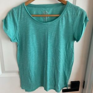 SO - Teal Short-Sleeve Scoop Neck Top - Ladies Size Medium